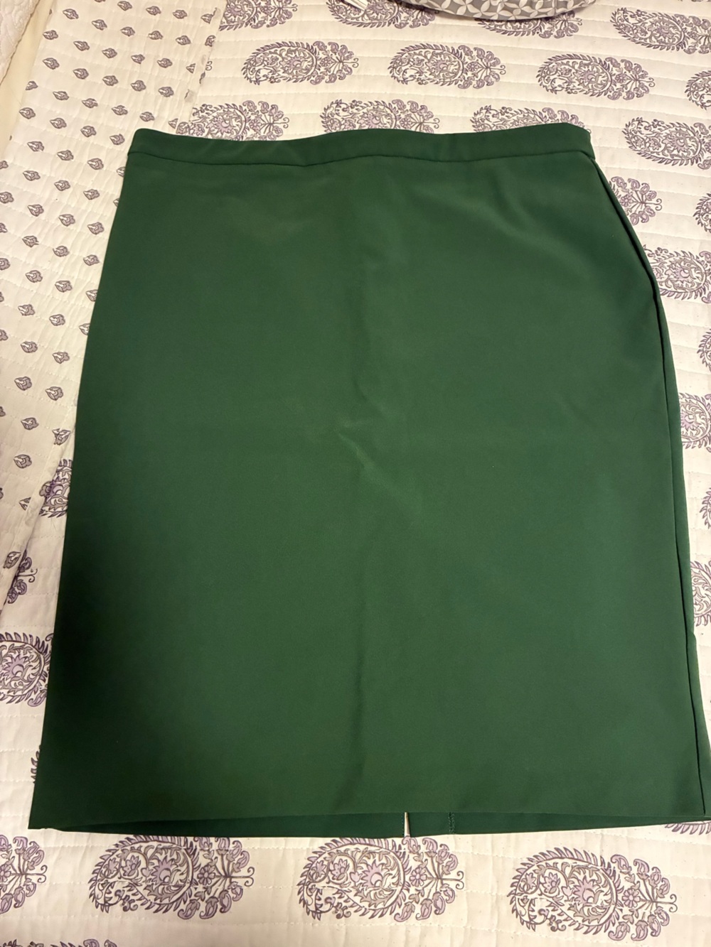 Nicole Miller Green Pencil Skirt